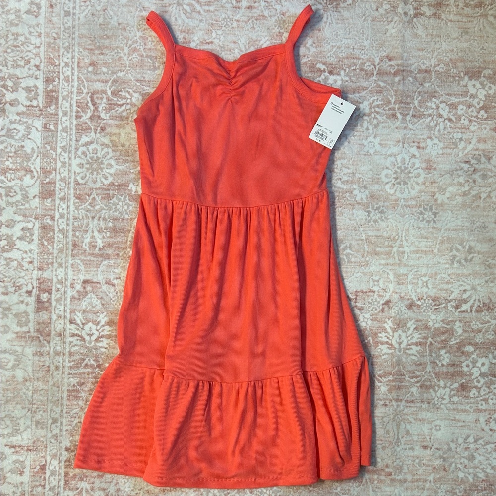 SO Kids Casual Dress - Bright Orange